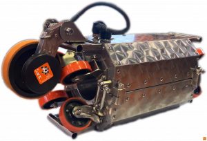 Wire Ropes Diagnostic System setup showcasing its measuring head and digital recorder designed for advanced wire rope testing and inspection