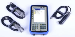 Vibration Meter & Spectrum Analyzer DELTA VA-795 – a dual-channel device for vibration measurement, spectral analysis, balancing, and bearing diagnostics. Compact design, color display, and user-friendly interface for precise equipment condition monitoring.