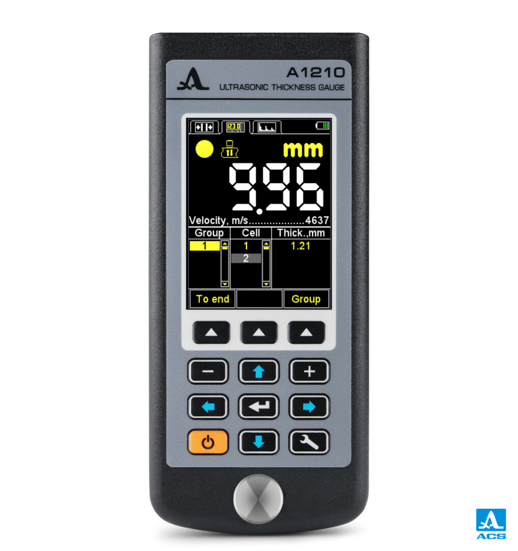 A1210 - universal ultrasonic thickness gauge 4 A1210 - universal ultrasonic thickness gauge