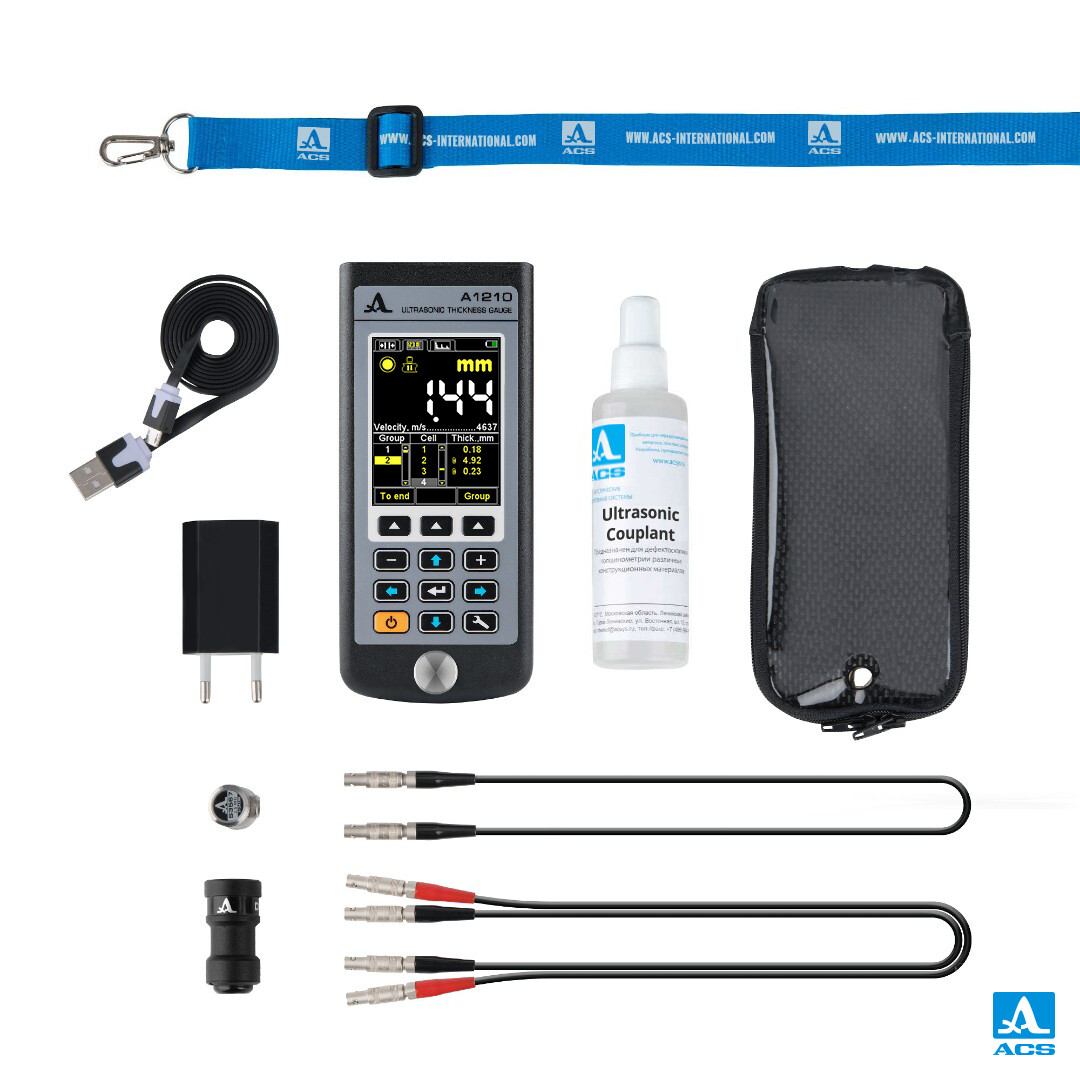 A1210 - universal ultrasonic thickness gauge 6 A1210 - universal ultrasonic thickness gauge