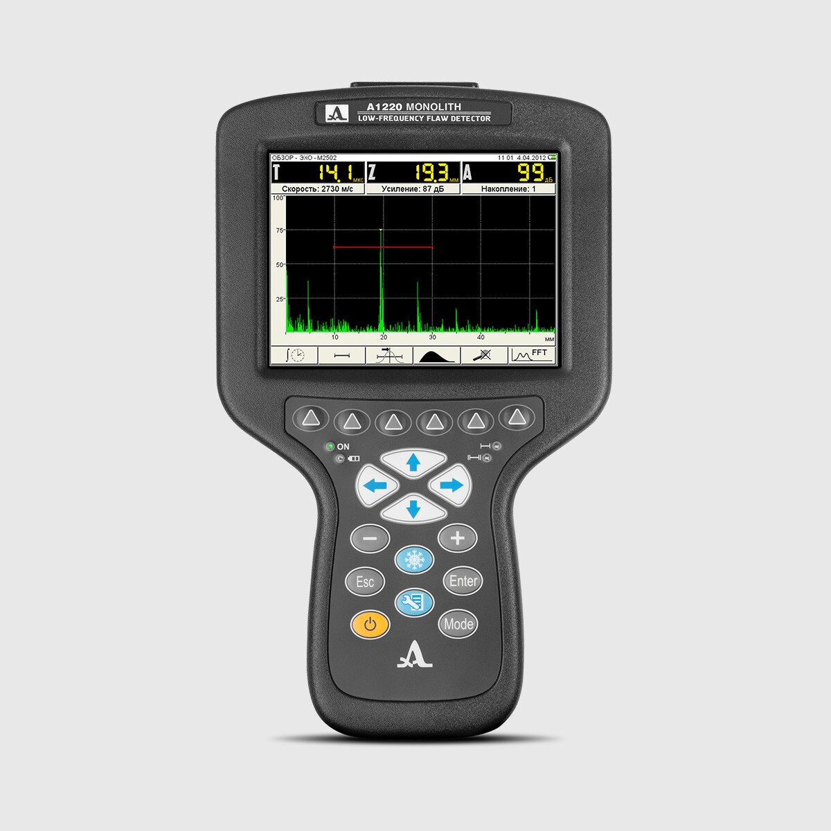 A1220 Monolith 3D Ultrasonic Pulse-Echo Flaw detector 2 A1220 Monolith 3D Ultrasonic Pulse-Echo Flaw detector