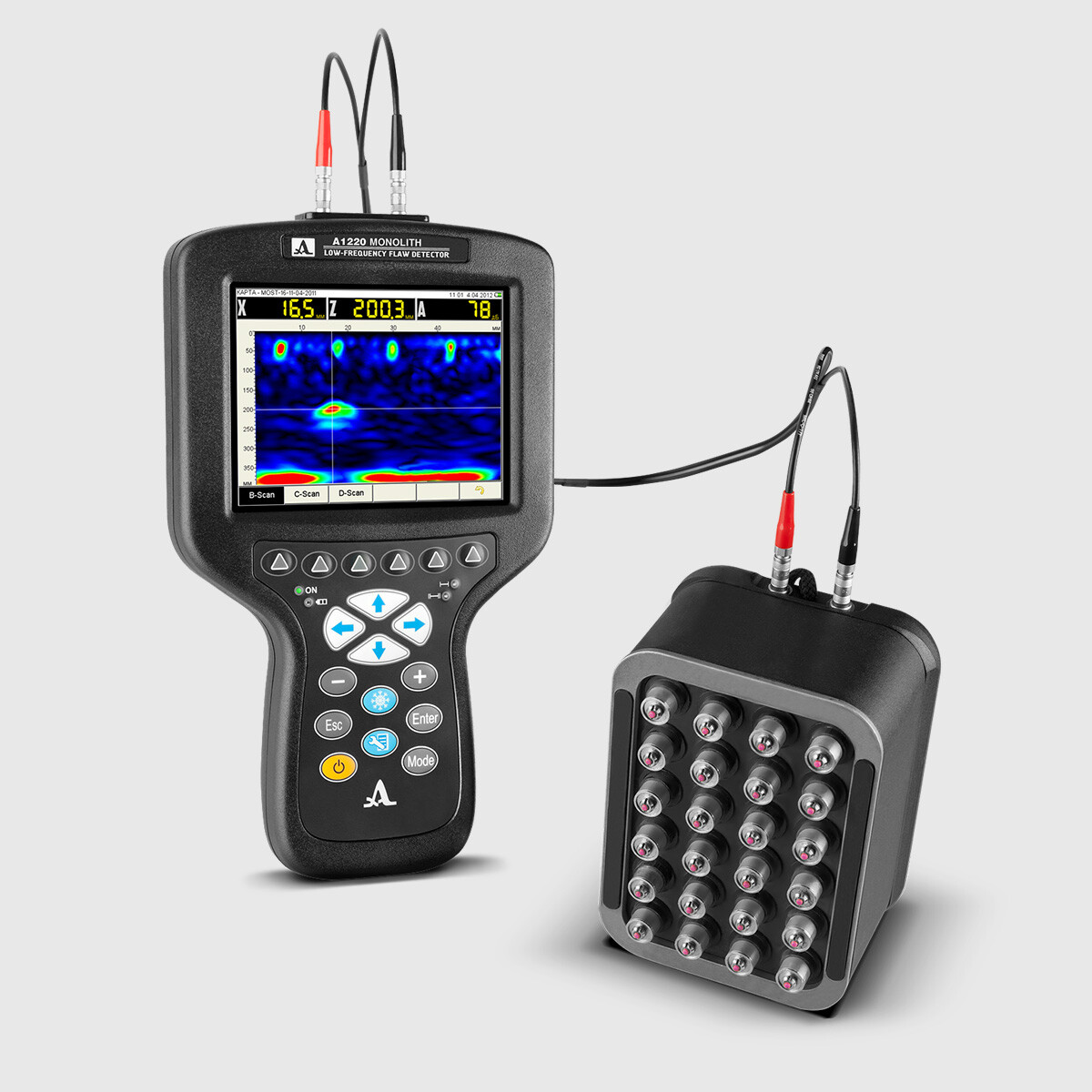 A1220 Monolith 3D Ultrasonic Pulse-Echo Flaw detector 1 A1220 Monolith 3D